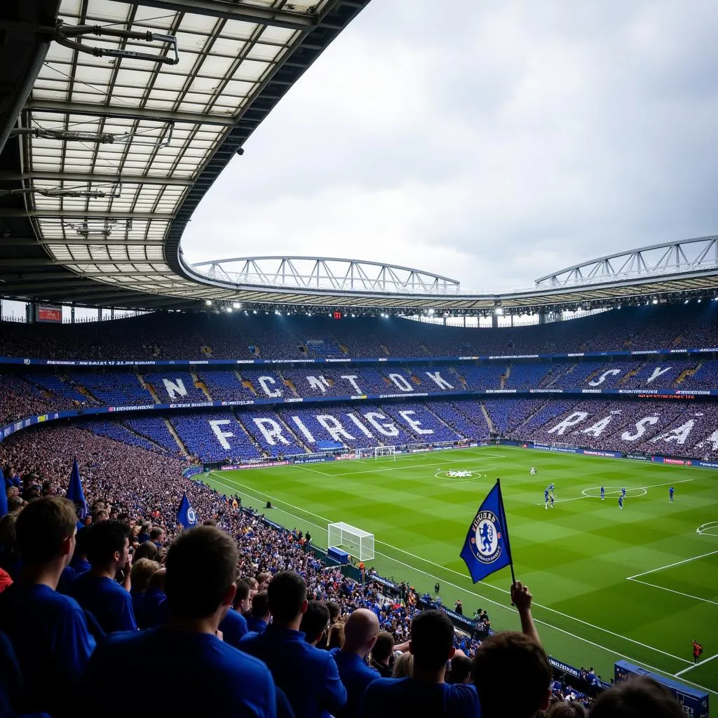 Stamford Bridge stadium packed with fans