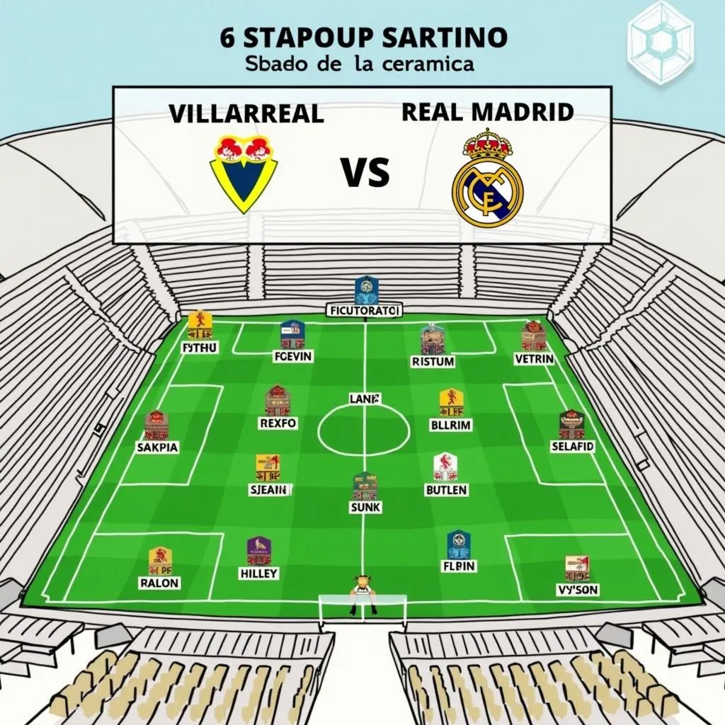 Soi kèo Villarreal vs Real Madrid: đội hình ra sân dự kiến