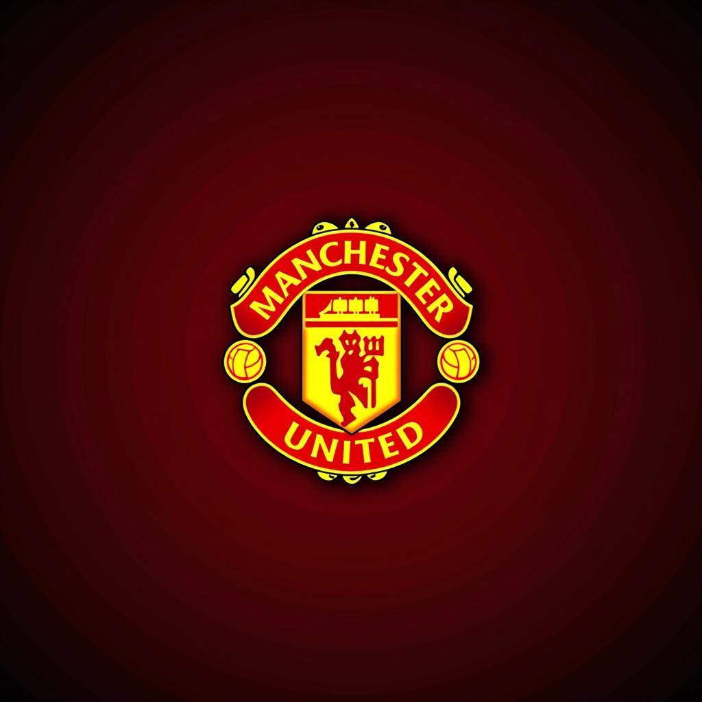 Tải ảnh fone chữ Manchester United logo câu lạc bộ