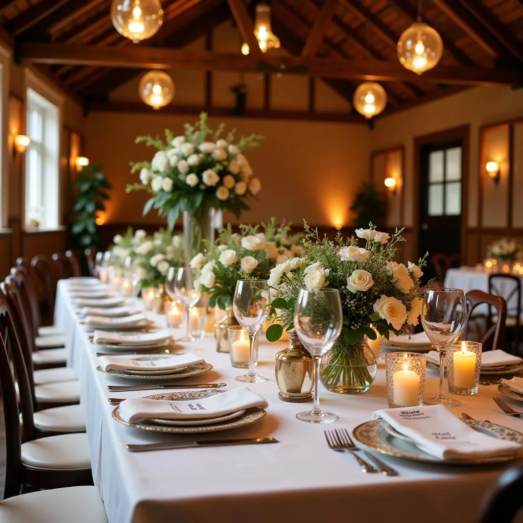 Wedding Decor at a Manchester Venue