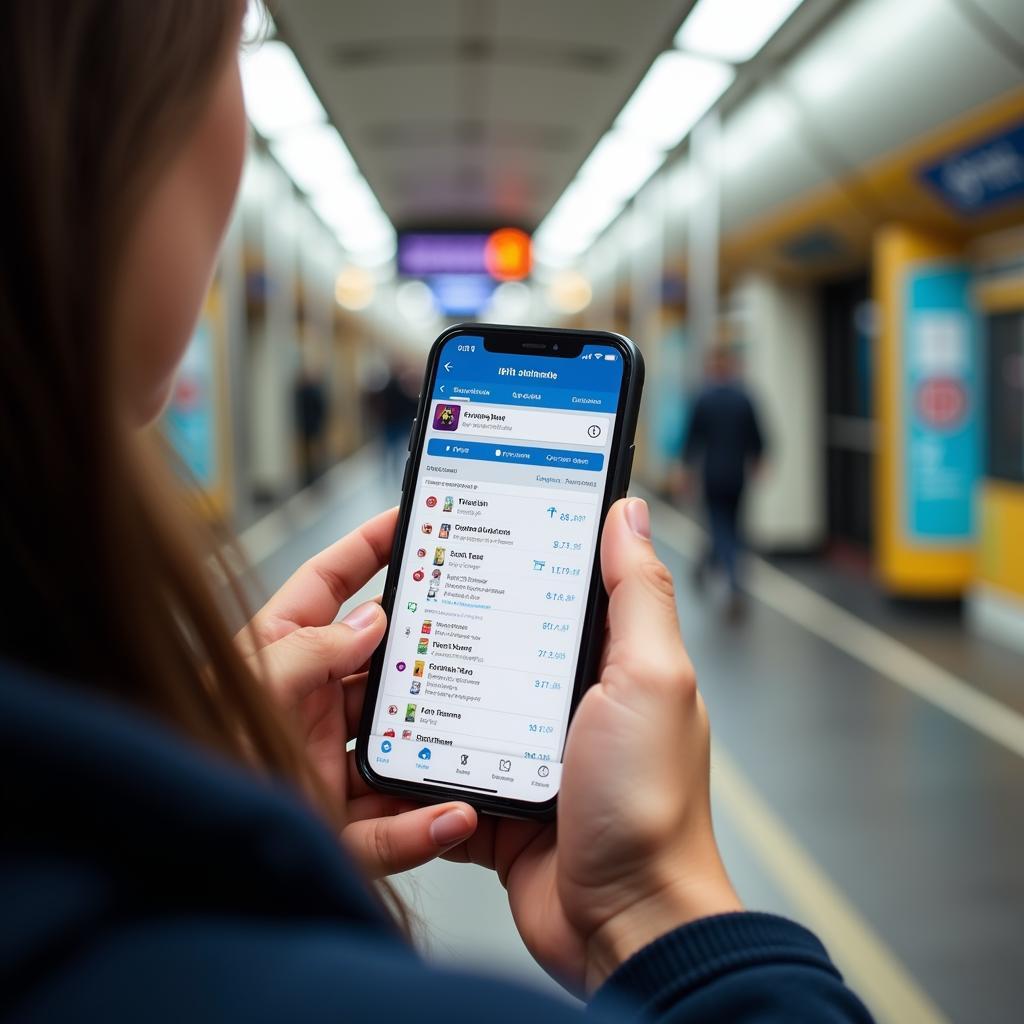 Using a Mobile App for the 86 Bus Timetable in Manchester