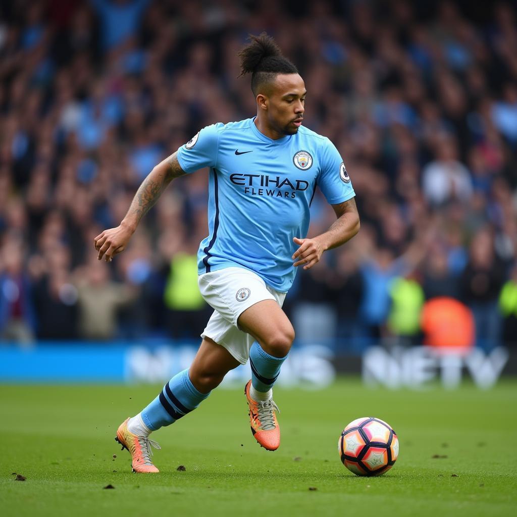 Anderson trong màu áo Manchester City mùa giải đầu tiên