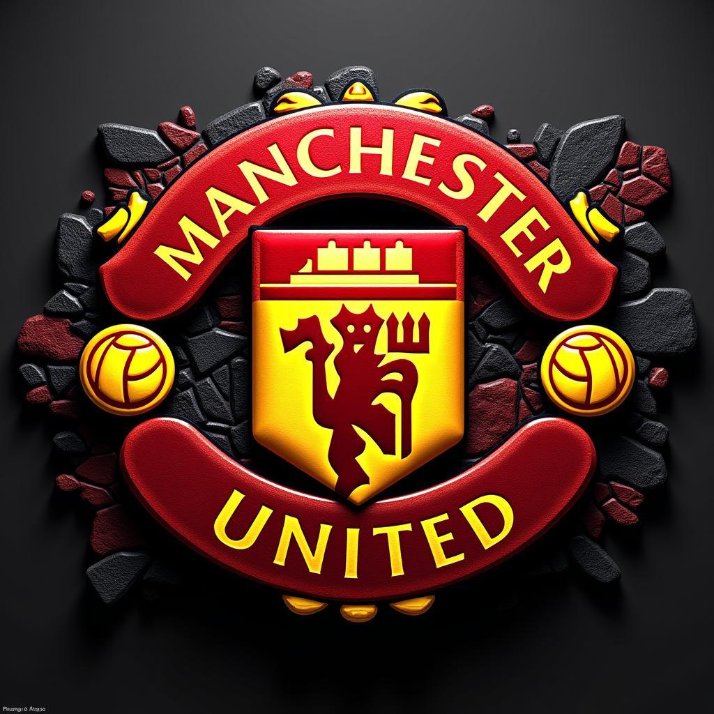 Ảnh bìa Manchester United 3D cho Facebook