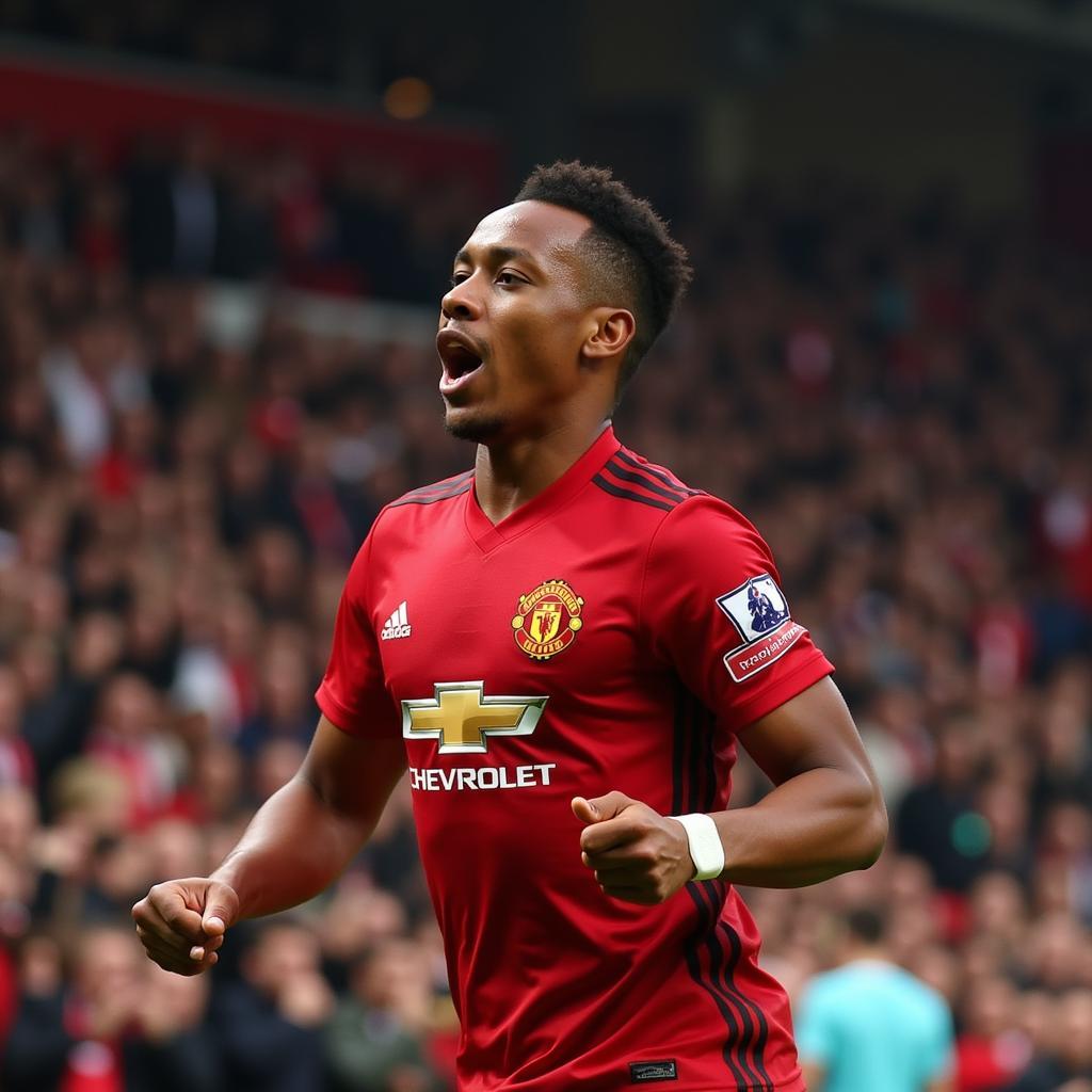 Anthony Martial ghi bàn thắng đầu tiên cho Manchester United