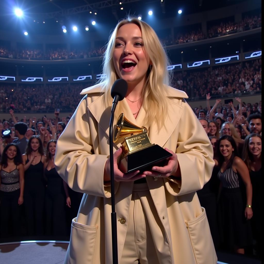 Billie Eilish nhận giải Grammy