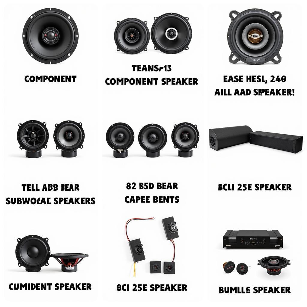 Variety of Car Audio Speakers in Manchester