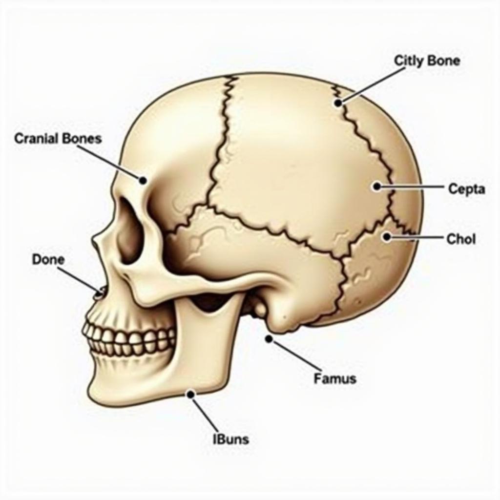 Cấu trúc xương sọ não chi tiết