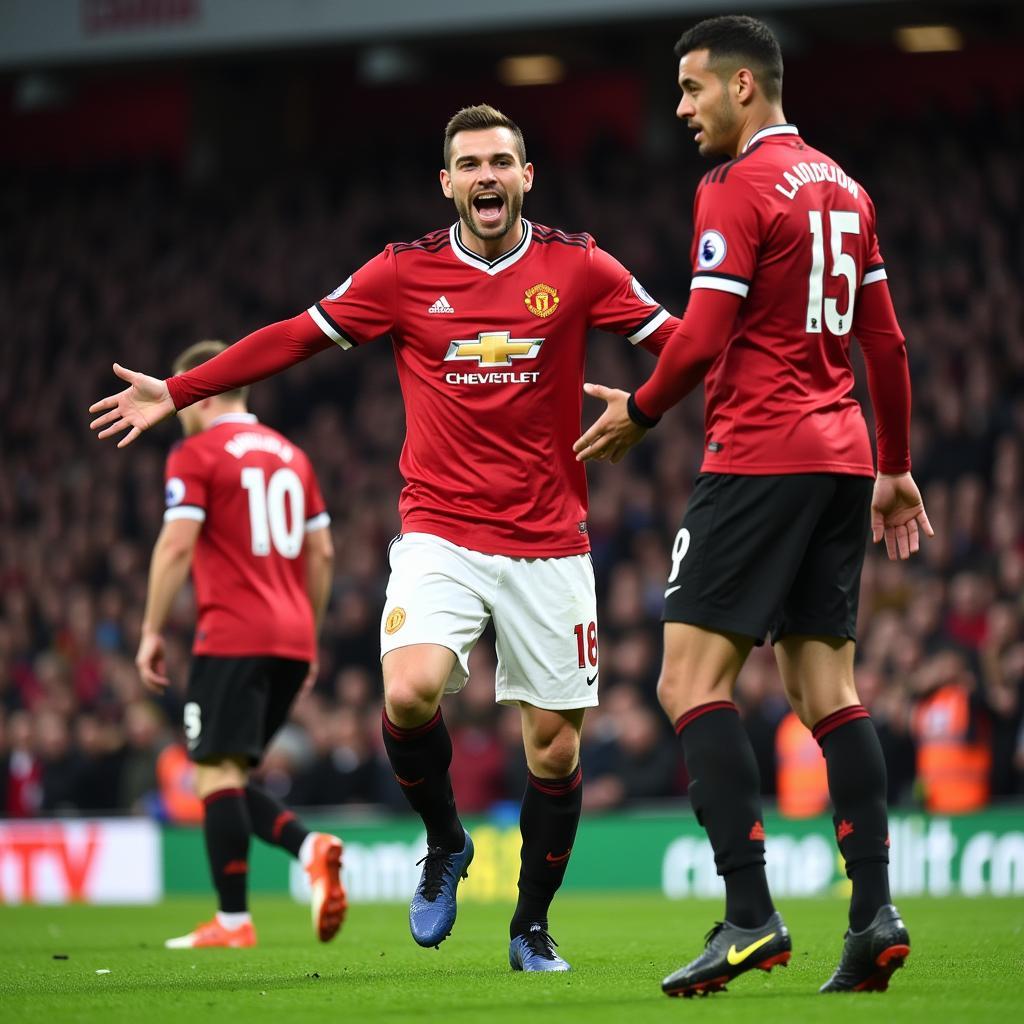 Bàn thắng quyết định của Manchester United