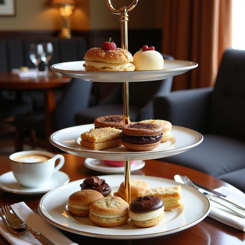 A Selection of Chocolate Treats at a Manchester Afternoon Tea