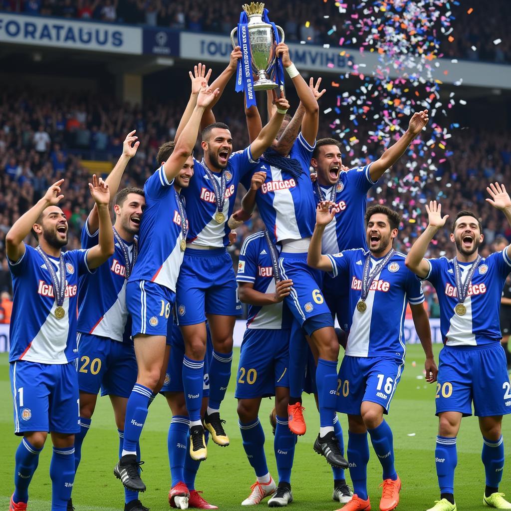 CLB Porto ăn mừng chức vô địch Primeira Liga