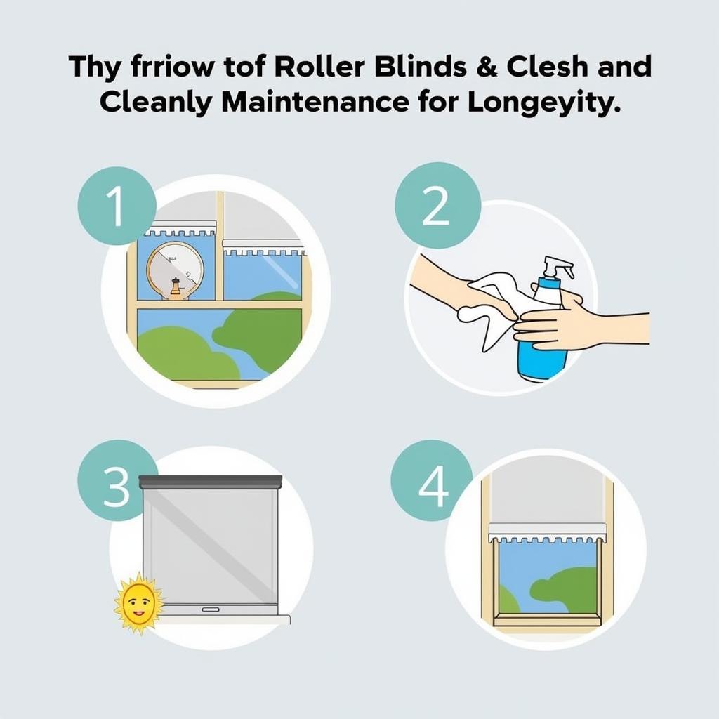 Cleaning Roller Blinds in Manchester