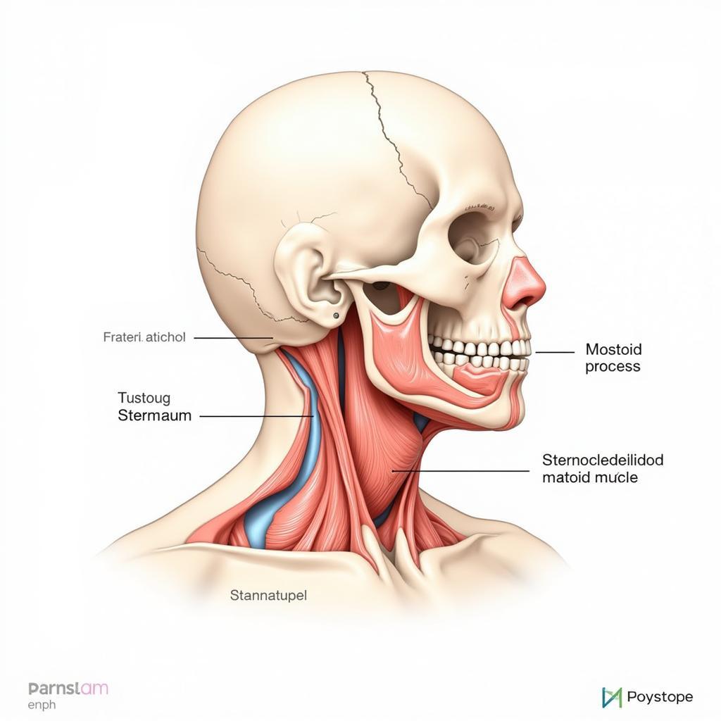 Vị trí Cơ Ức Đòn Chũm Giải Phẫu