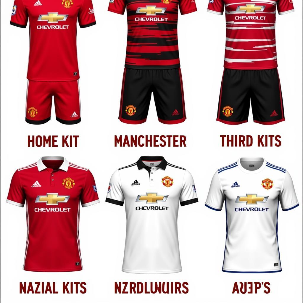 Tải xuống bộ kit Manchester United cho Dream League Soccer 2017