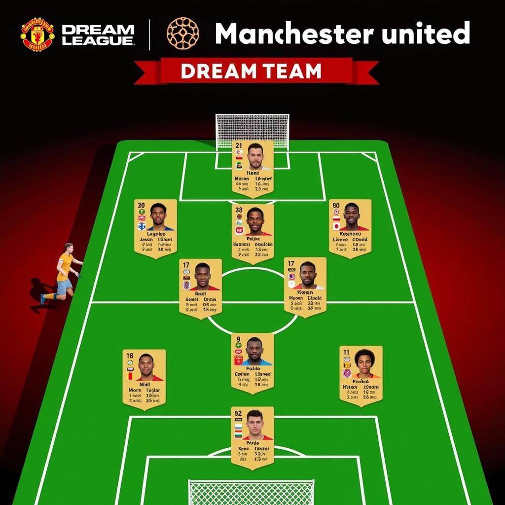 Đội hình Manchester United DLS 2018 trong mơ