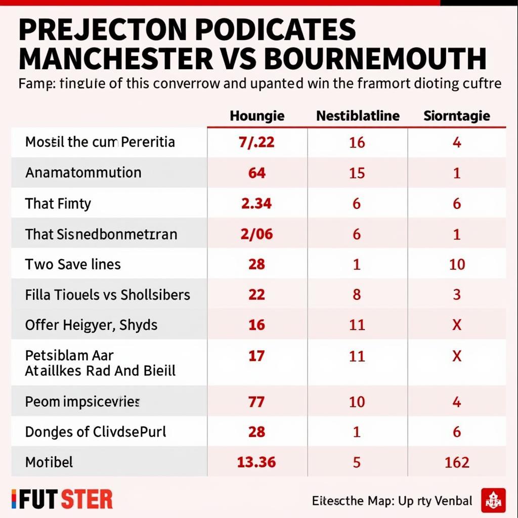 Dự đoán kết quả trận đấu Manchester vs Bournemouth