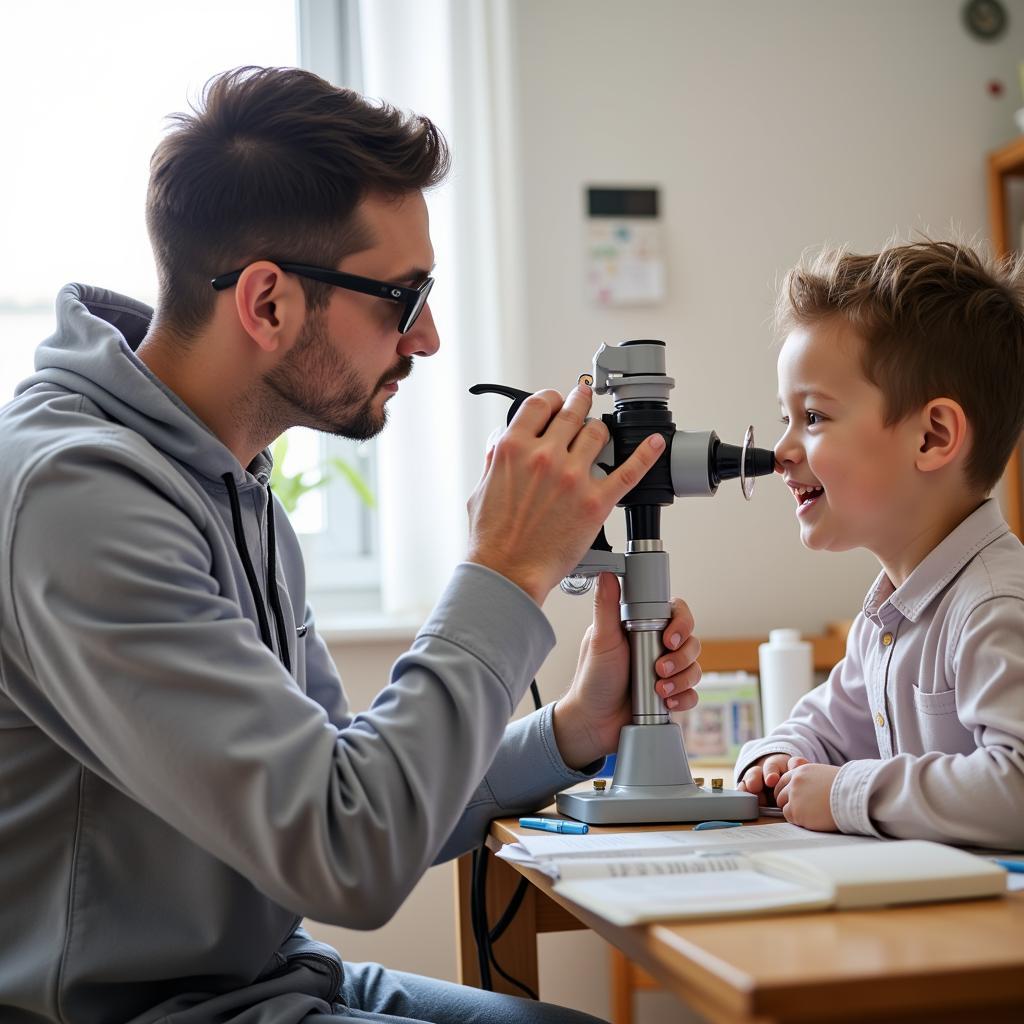 ENT Examination in a Child-Friendly Setting