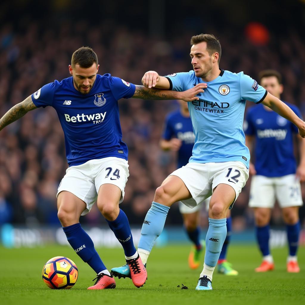 Everton gặp khó khăn trước Man City