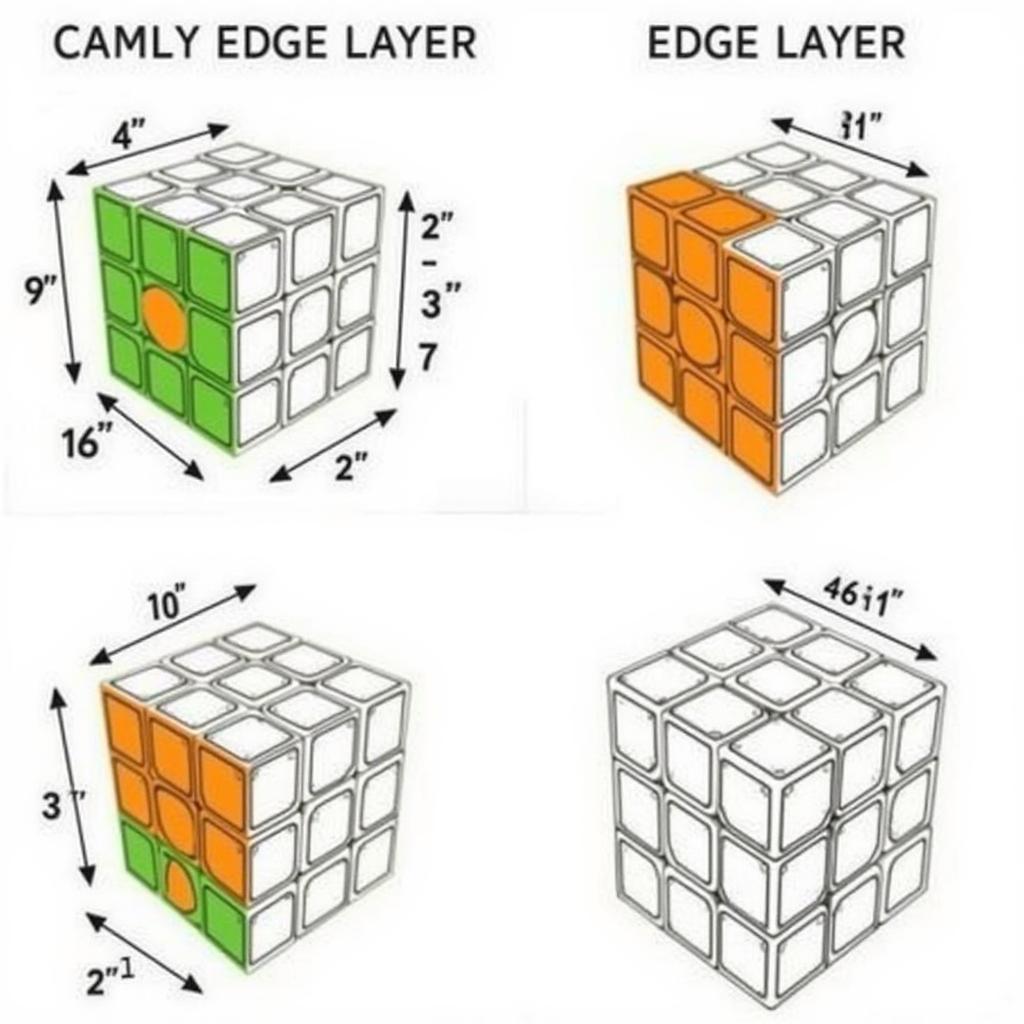 Cách giải lớp giữa của Rubik Axis