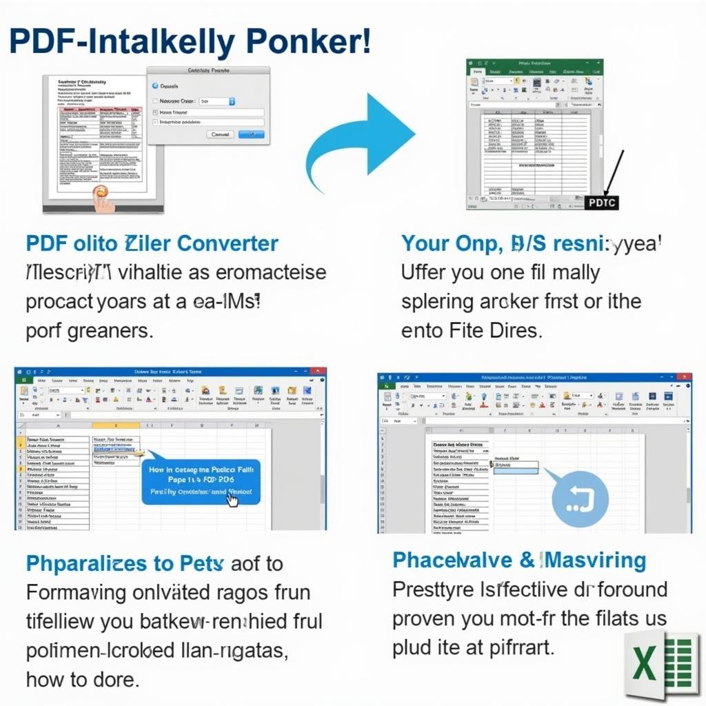 Sử dụng phần mềm chuyên dụng để giải nén PDF sang Excel