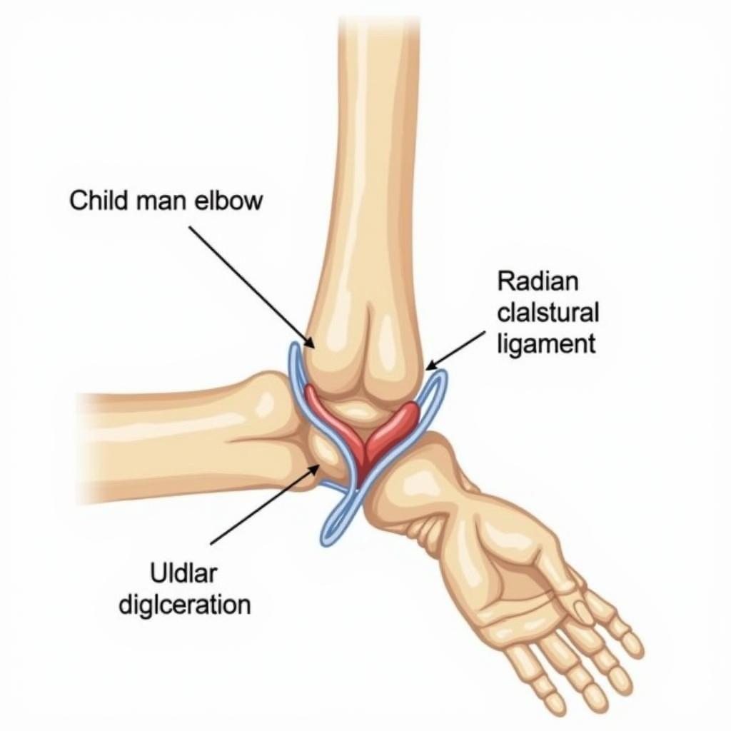 Giải phẫu khuỷu tay trẻ em: Hệ thống dây chằng