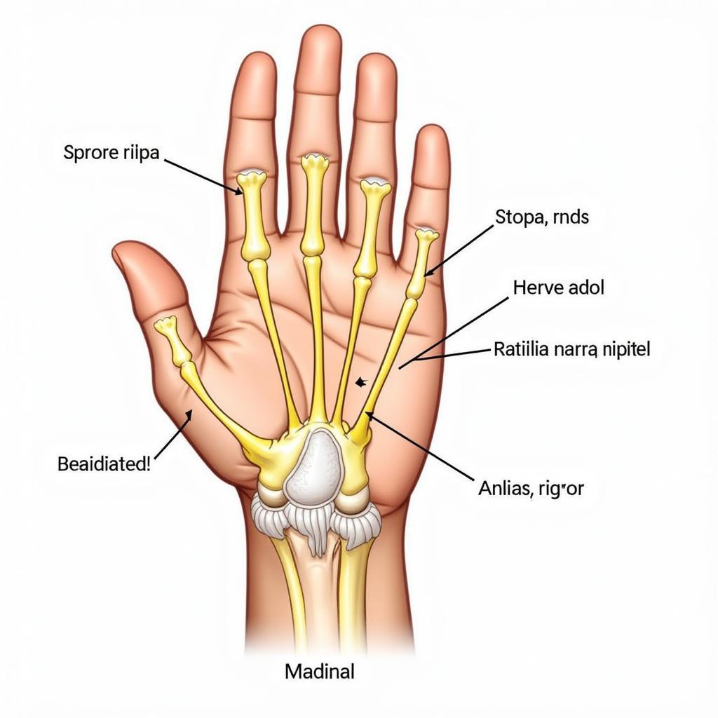 Cấu trúc giải phẫu thần kinh bàn tay