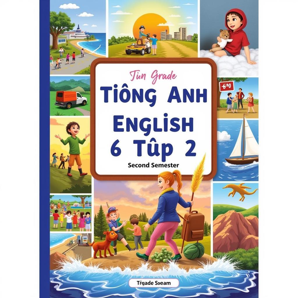 Bìa sách giáo khoa tiếng Anh lớp 6 tập 2