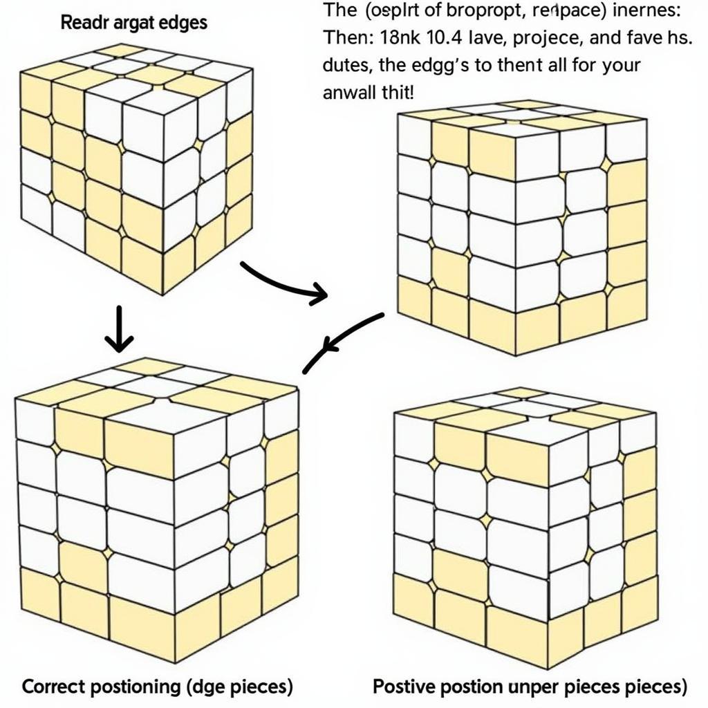 Khôi phục cạnh tầng 4 Rubik 4x4