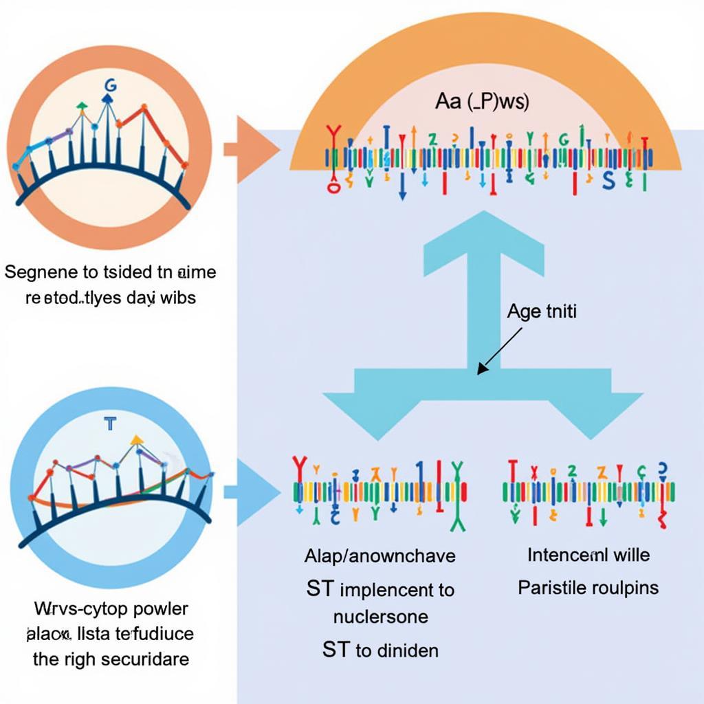 Hình ảnh minh họa quá trình giải trình tự gen DNA