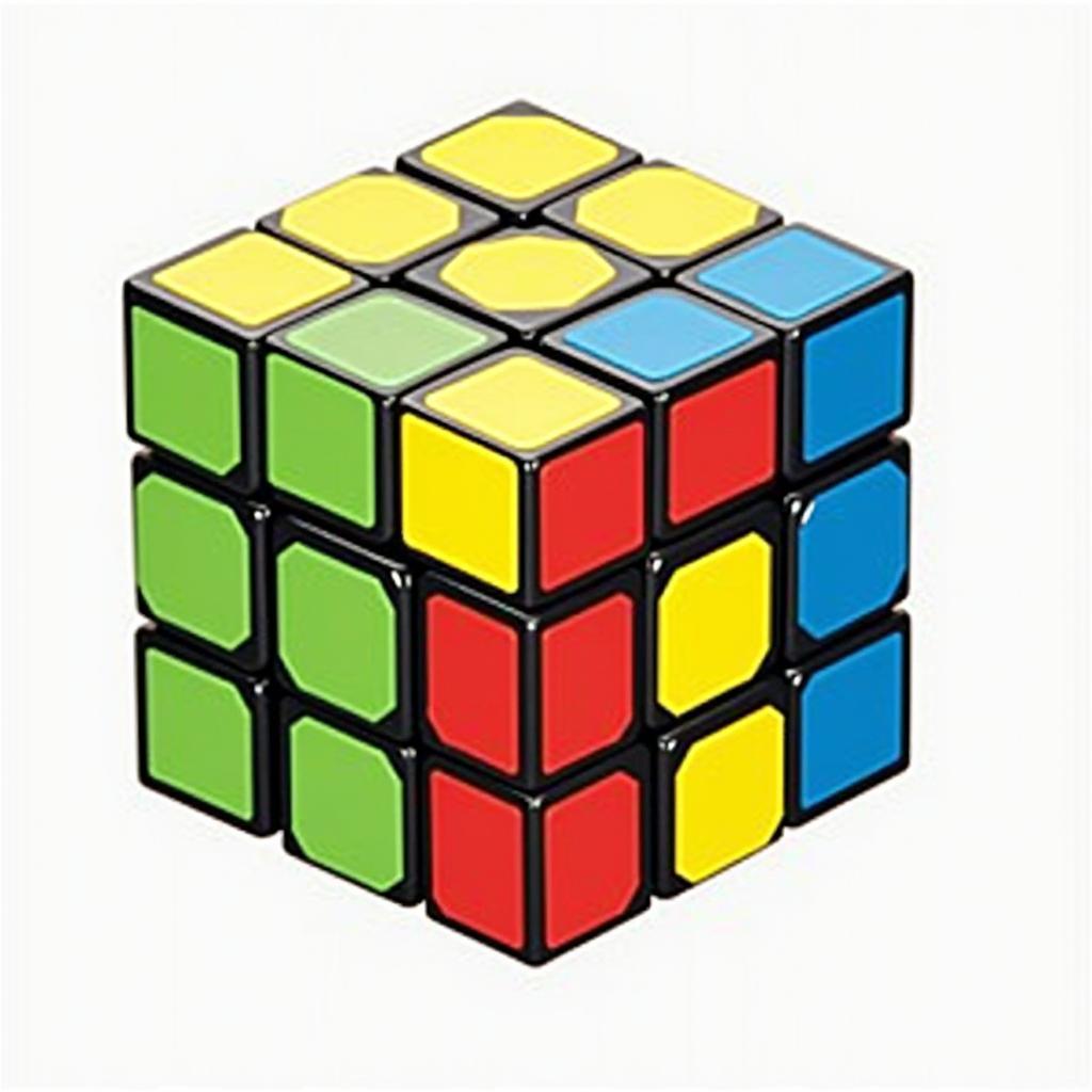 Hoán vị cạnh và góc tầng 3 Rubik