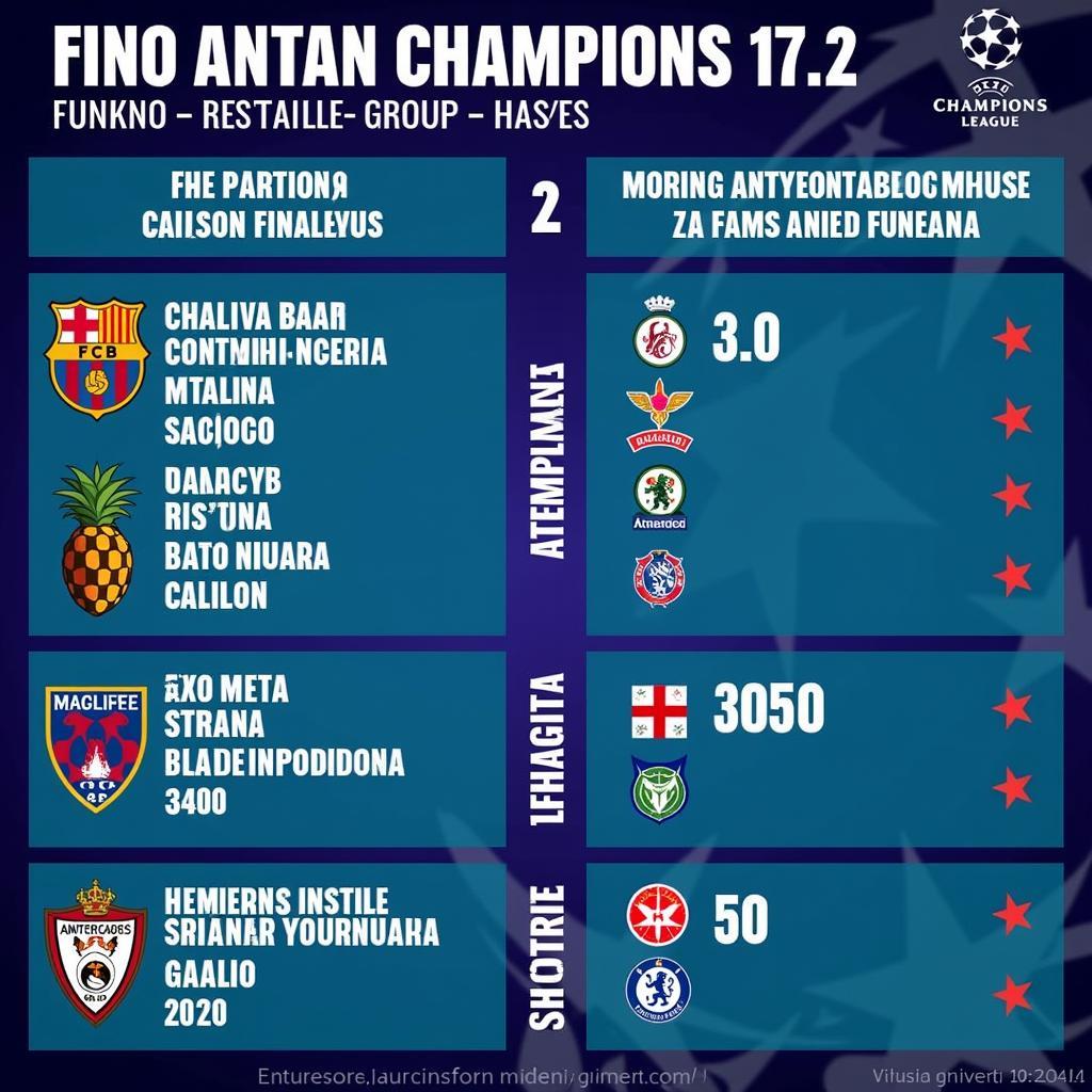 Kết quả Atalanta Champions League