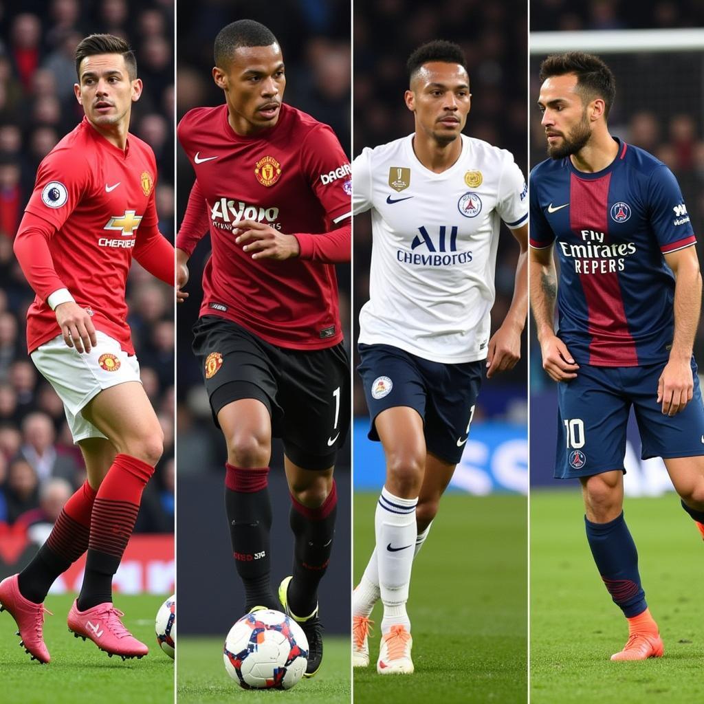 Key Players in Manchester United vs PSG Champions League Matches