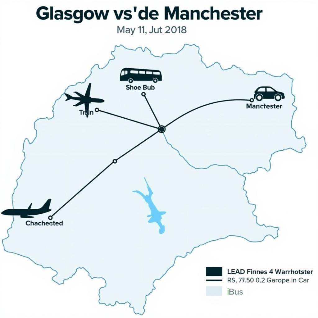 Phương Tiện Di Chuyển từ Glasgow đến Manchester