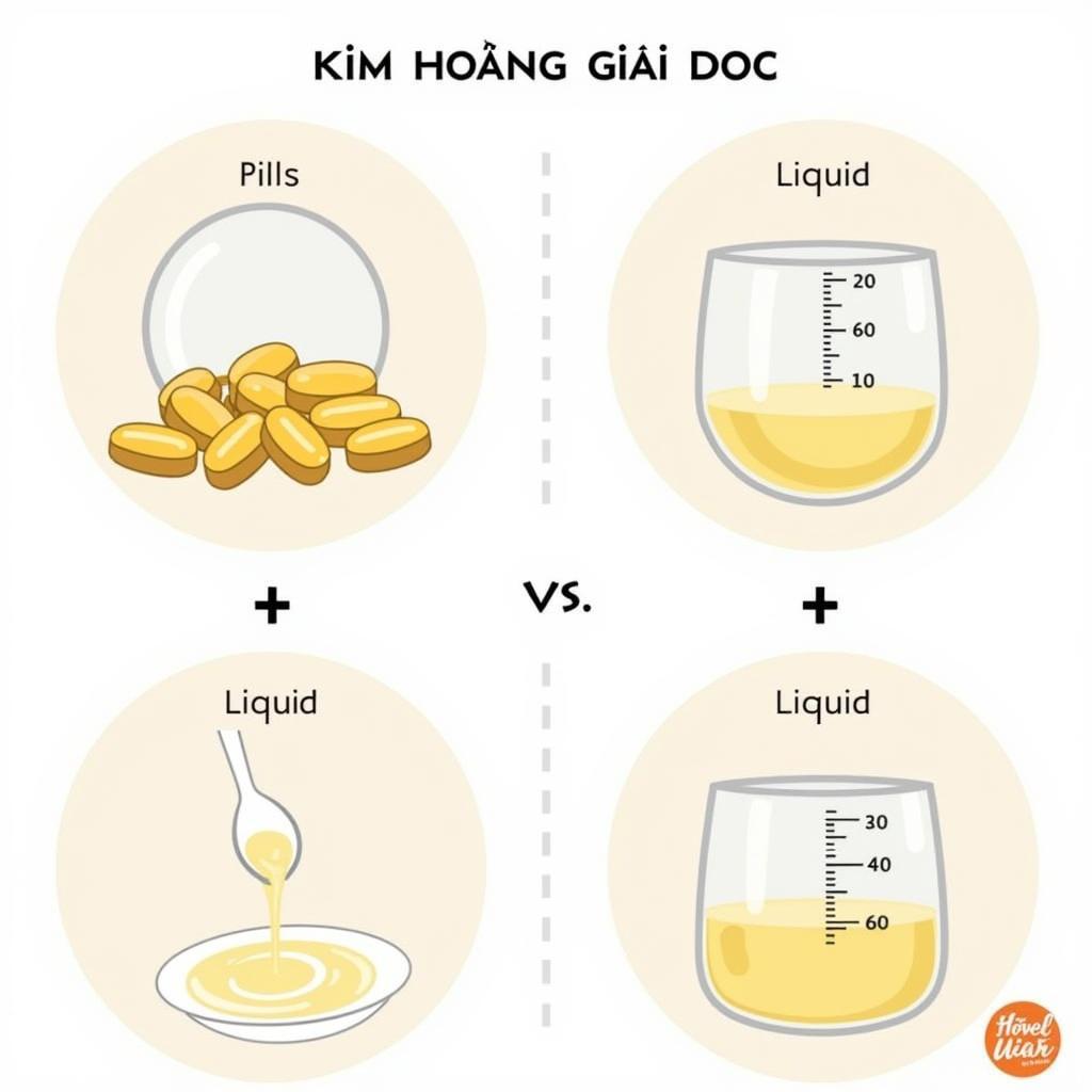 Cách Dùng Kim Hoàng Giải Độc