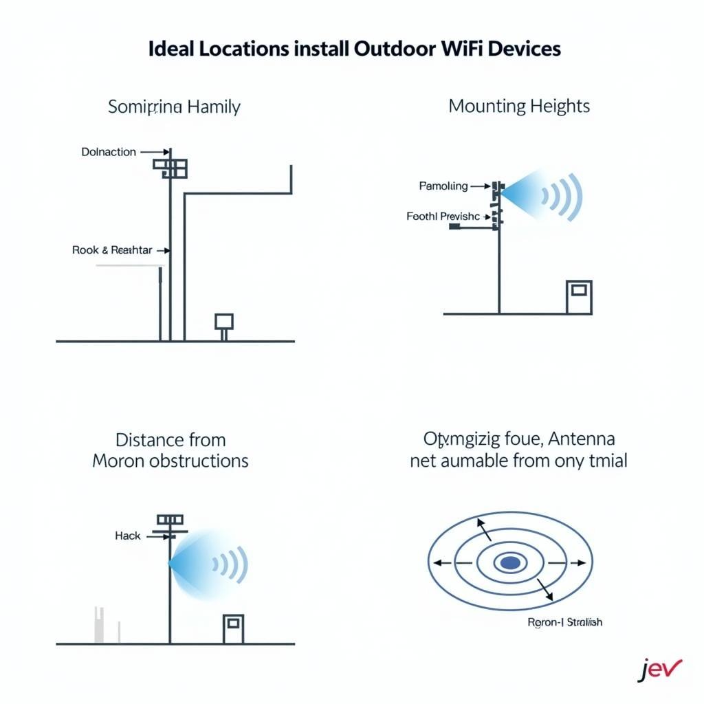 Lắp đặt wifi ngoài trời: Vị trí lý tưởng