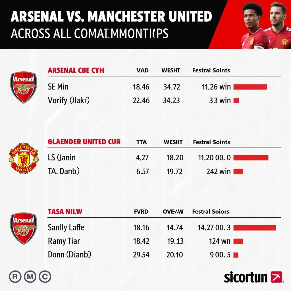 Lịch sử đối đầu Arsenal và MU