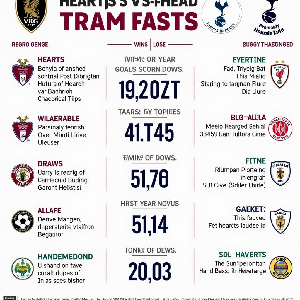 Lịch sử đối đầu Hearts và Tottenham