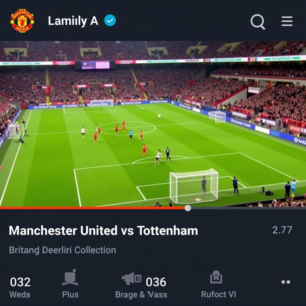 Link xem bóng đá trực tiếp Manchester United vs Tottenham chất lượng cao