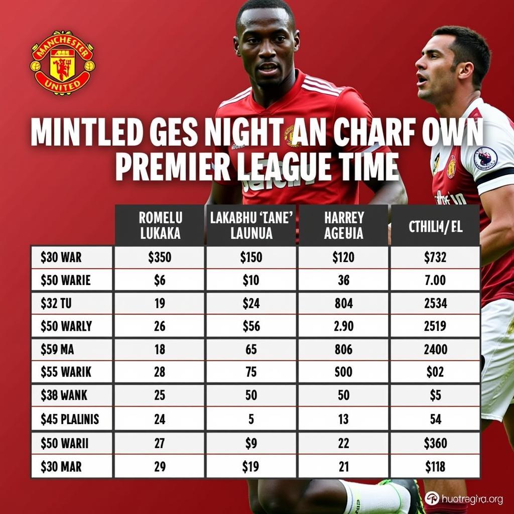 Comparison of Lukaku's salary with other top Premier League strikers