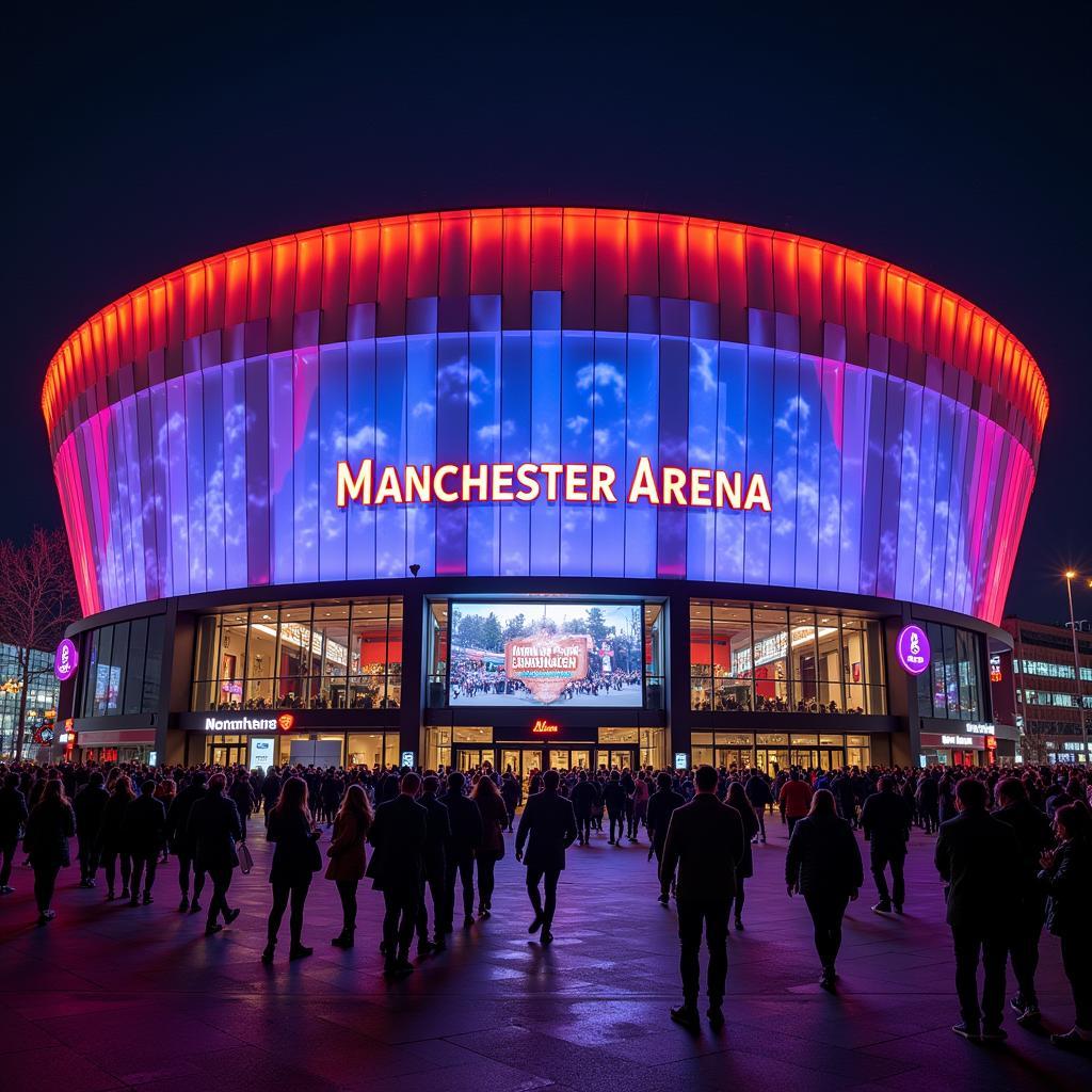 Manchester Arena trước vụ đánh bom