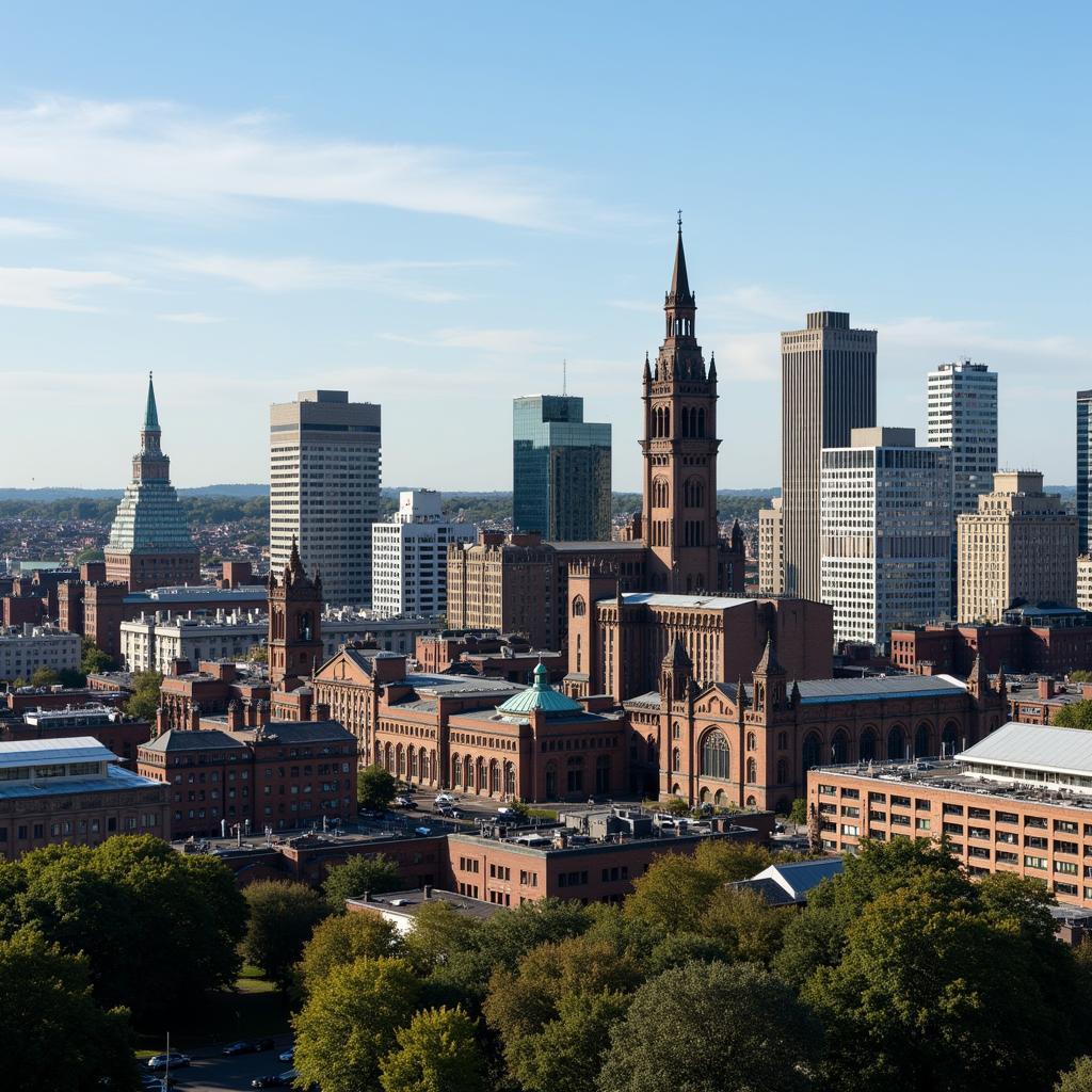 Manchester Cityscape and Iconic Landmarks