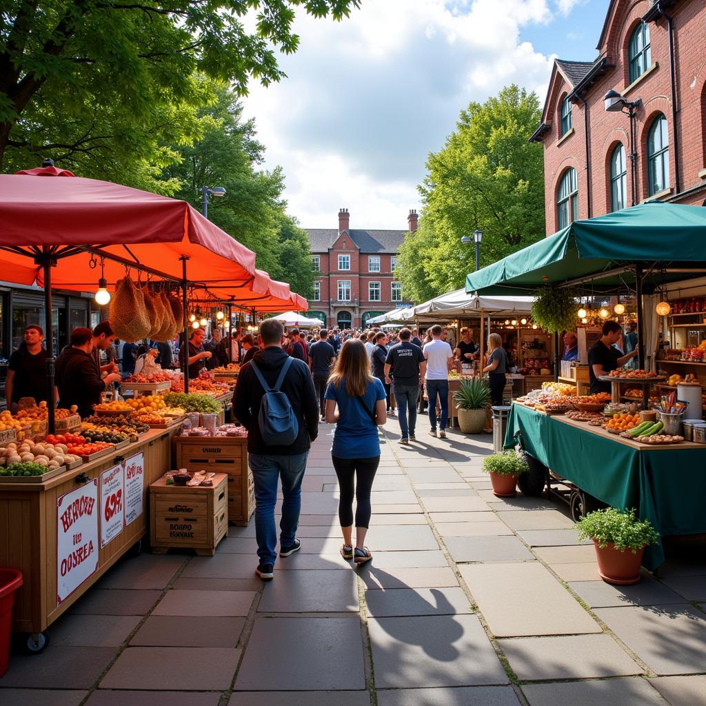 Chợ ẩm thực Manchester