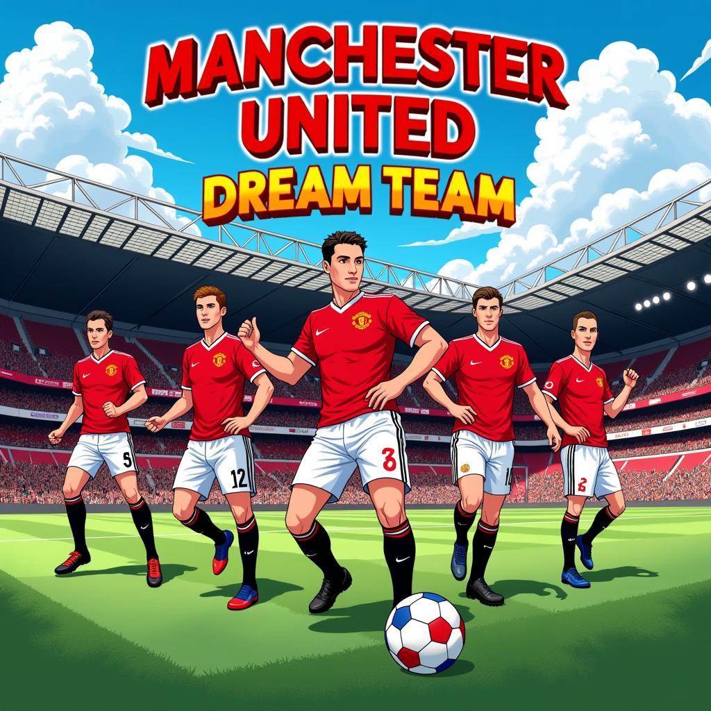 Poster phim hoạt hình Manchester United