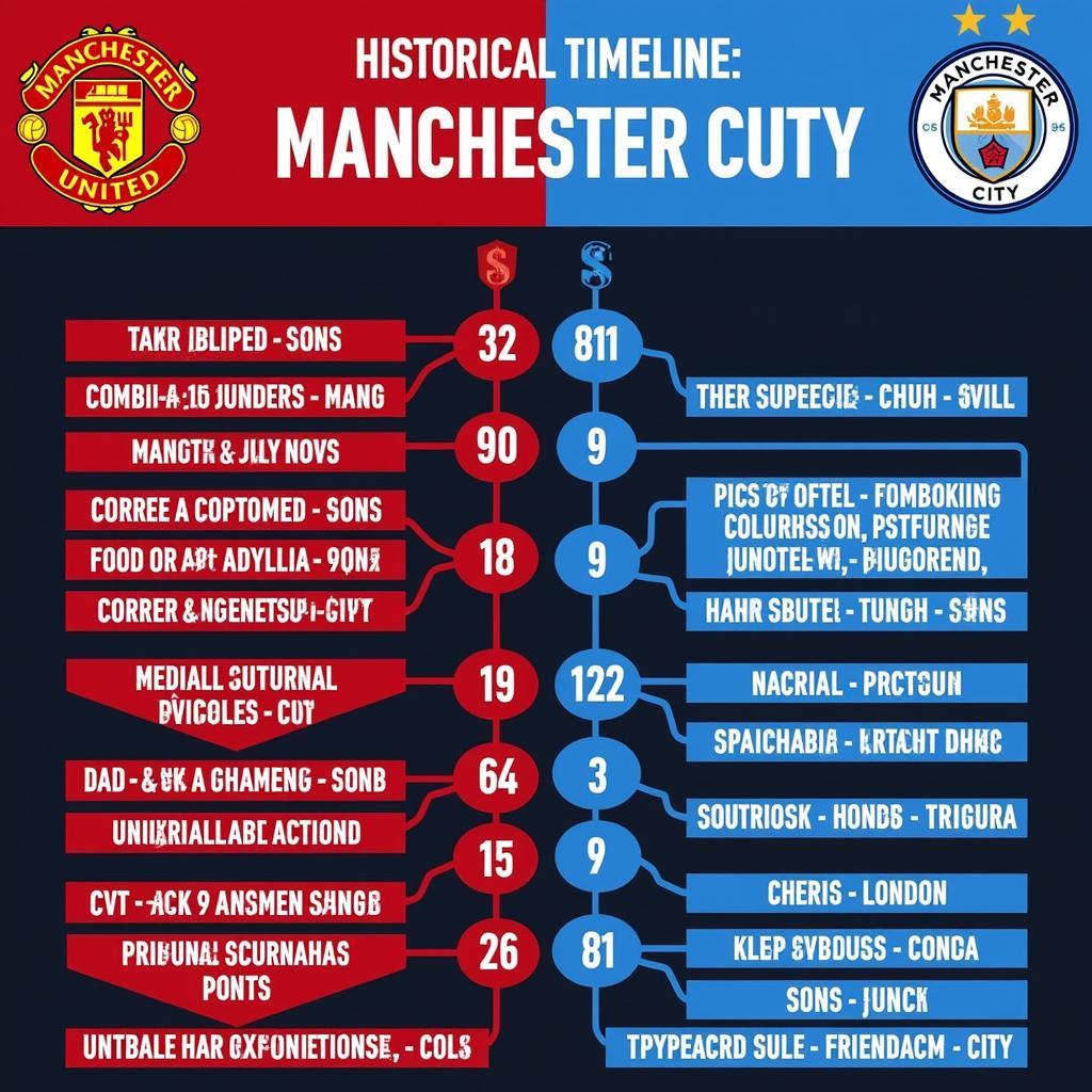 Lịch sử đối đầu Manchester United vs City