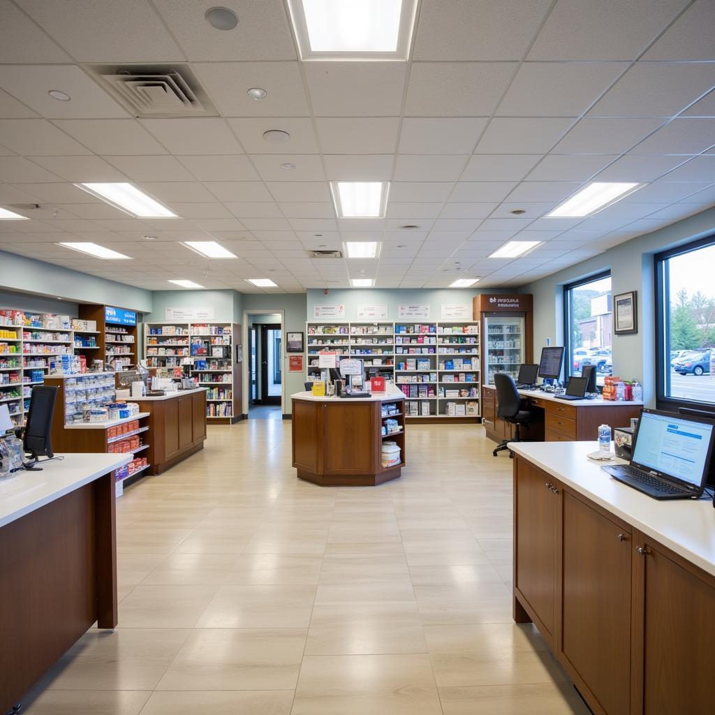 Modern Pharmacy Interior in Manchester, VT