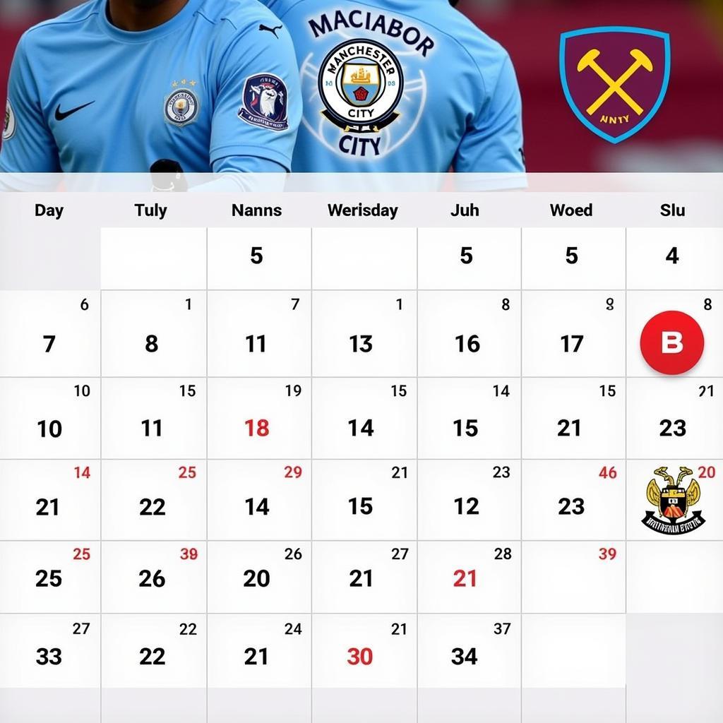 New Date for Manchester City vs. West Ham