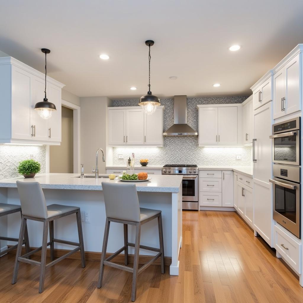 Modern Kitchen After Renovation in Manchester NH