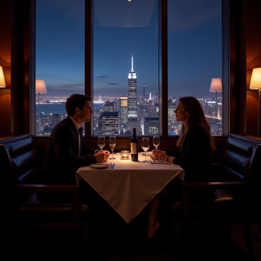 Romantic restaurant in Manchester with breathtaking views