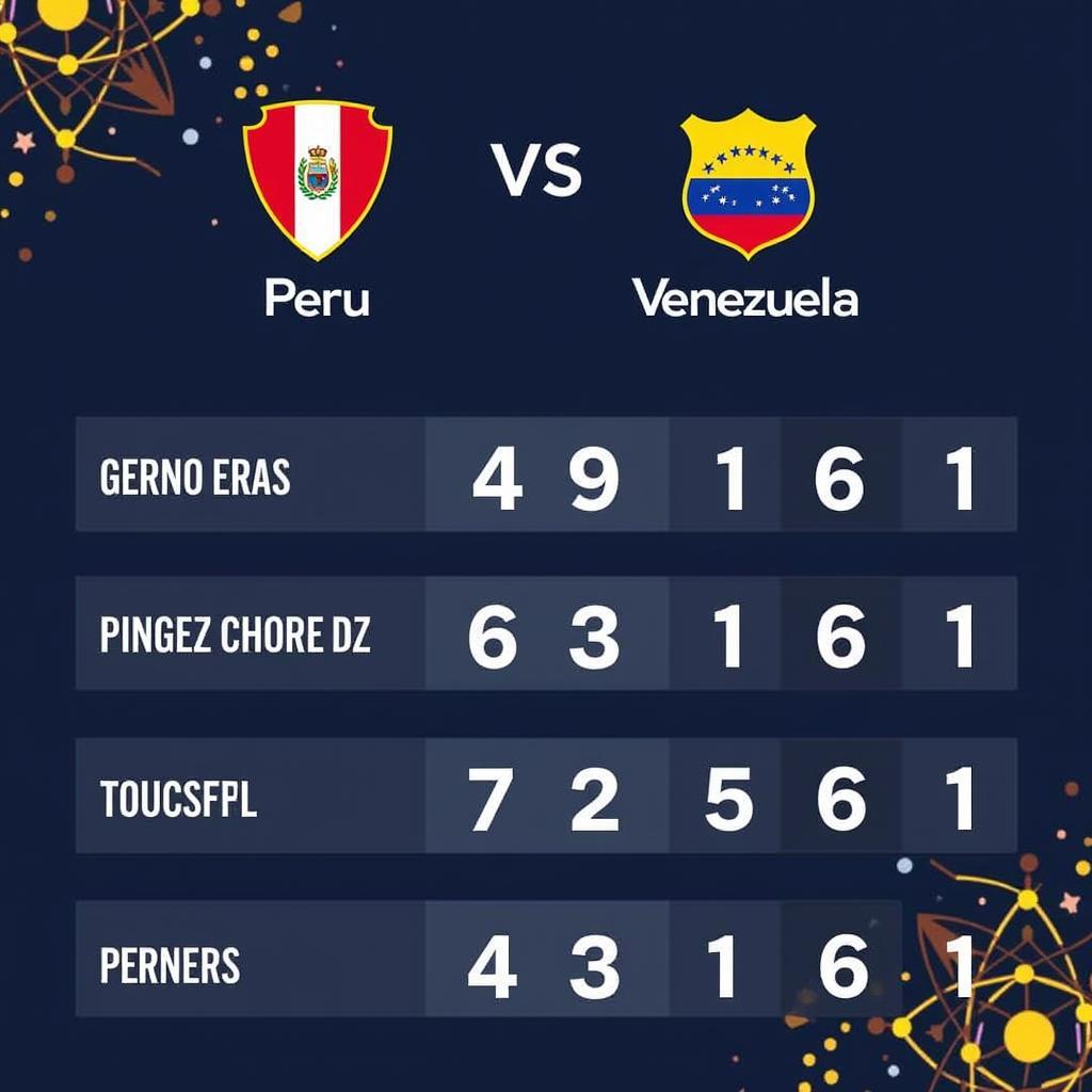 Soi kèo trận đấu Peru vs Venezuela