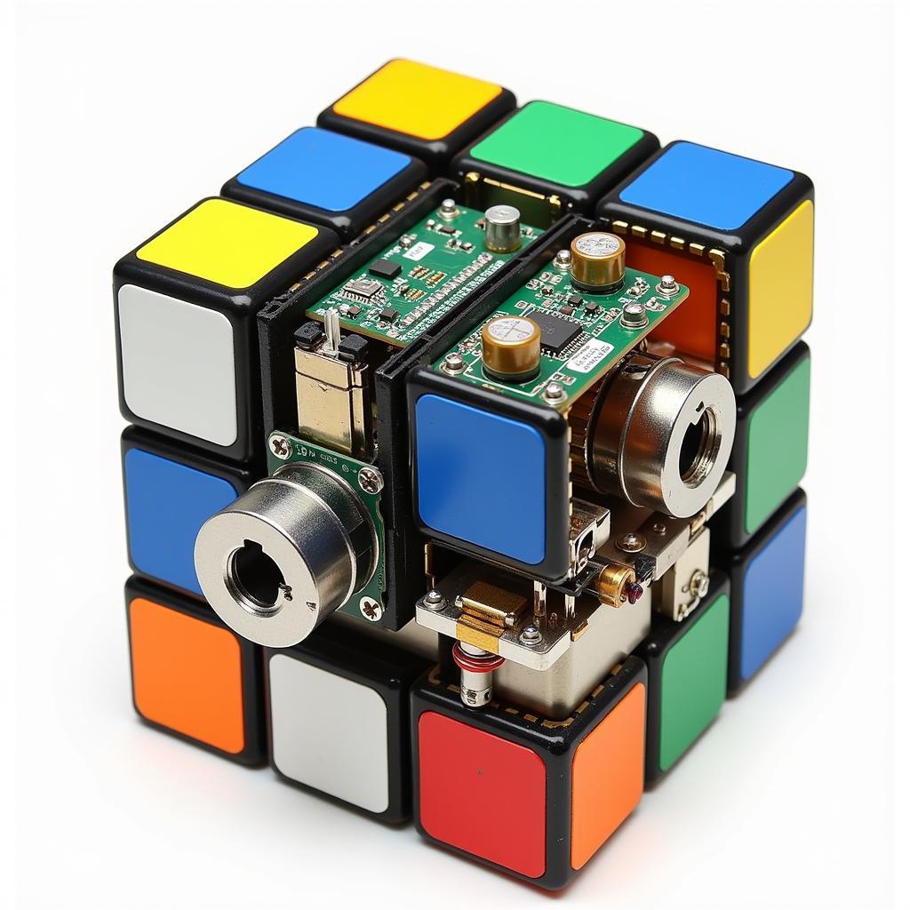 Cơ chế hoạt động của rubik tự giải