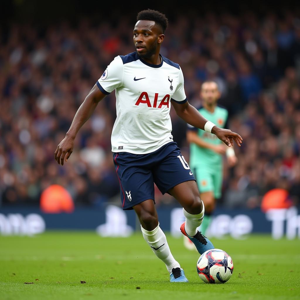 Serge Aurier trong màu áo Tottenham Hotspur